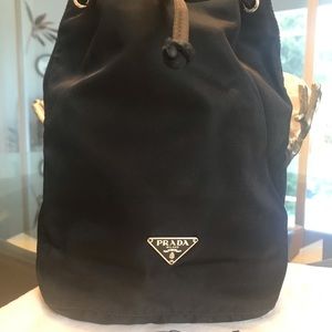 Prada drawstring pouch